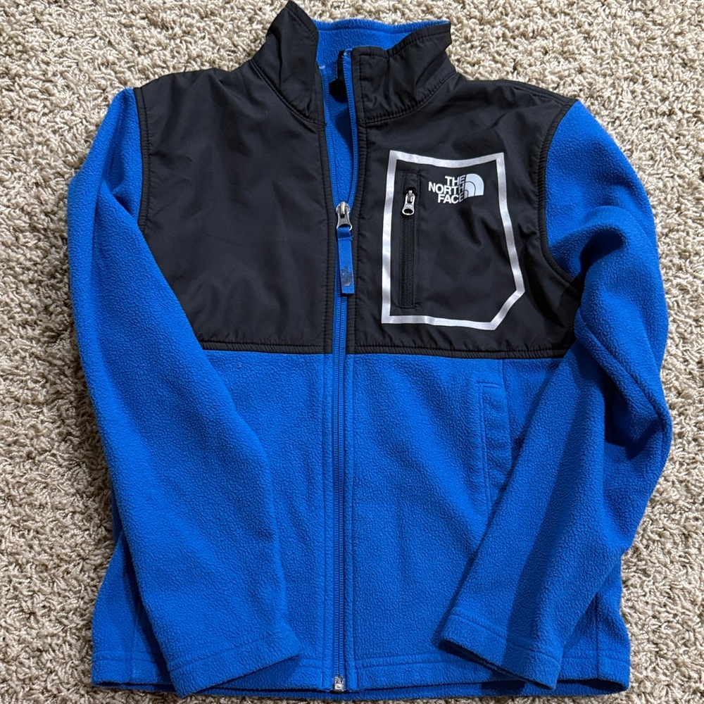 The North Face Black and Blue Fleece Jacket